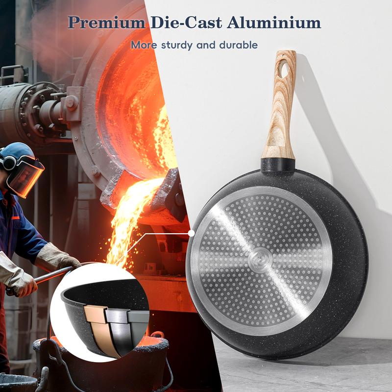 SODAY 12-piece Non-stick Cookware Set